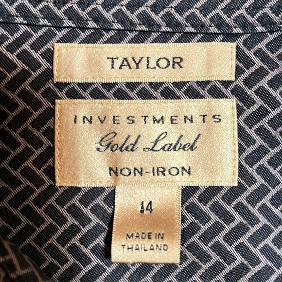 TAYLOR Investments Gold Label Non-Iron Blouse Size 14 - As New 100% Cotton - Picture 4 of 8